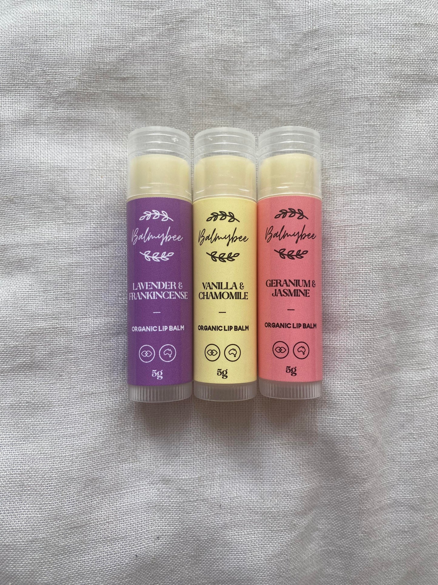 Gama de bálsamos labiales Flower Bomb, paquete de 3